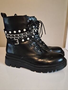 Dream Pairs Black Combat Boots